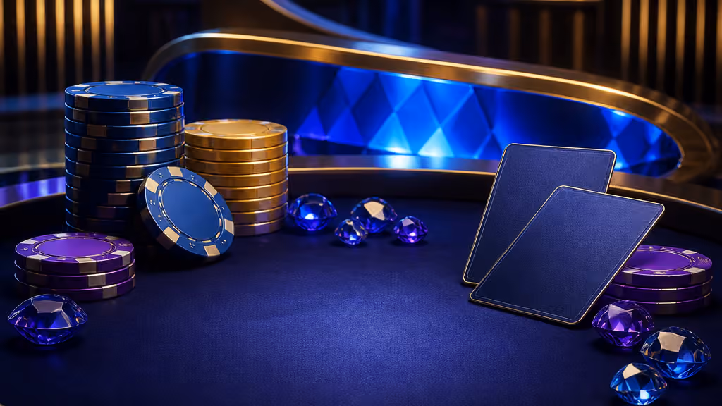Ilustración de casino en vivo y juegos de mesa